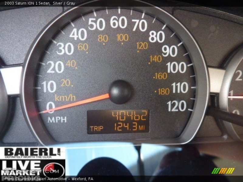 Silver / Gray 2003 Saturn ION 1 Sedan
