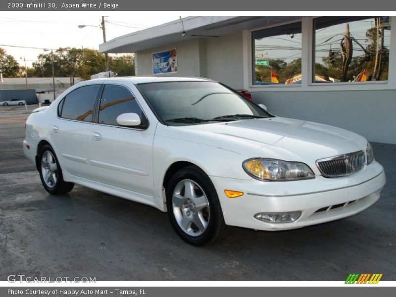 Aspen White / Beige 2000 Infiniti I 30