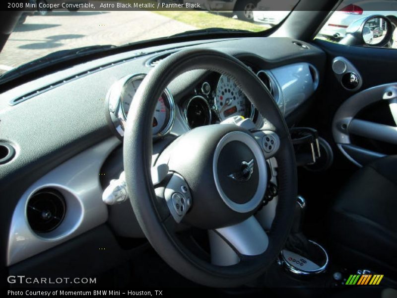 Astro Black Metallic / Panther Black 2008 Mini Cooper Convertible