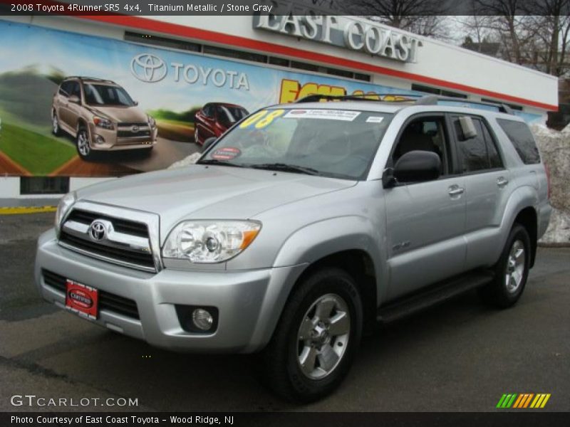 Titanium Metallic / Stone Gray 2008 Toyota 4Runner SR5 4x4
