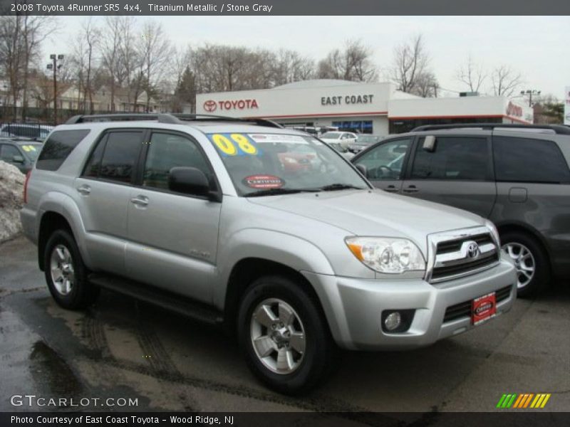 Titanium Metallic / Stone Gray 2008 Toyota 4Runner SR5 4x4