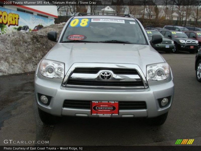 Titanium Metallic / Stone Gray 2008 Toyota 4Runner SR5 4x4