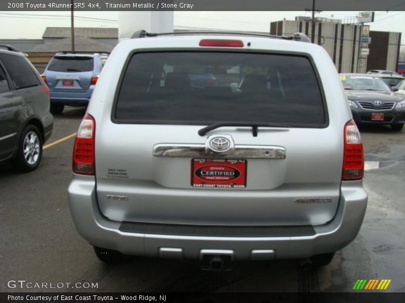 Titanium Metallic / Stone Gray 2008 Toyota 4Runner SR5 4x4