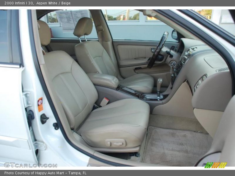 Aspen White / Beige 2000 Infiniti I 30