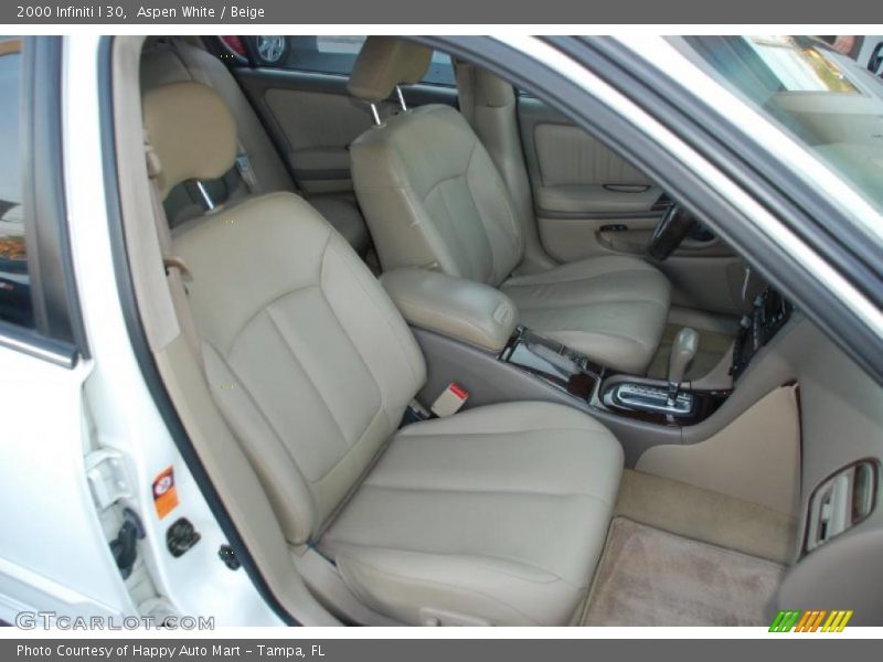 Aspen White / Beige 2000 Infiniti I 30
