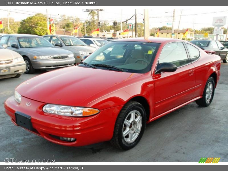 Front 3/4 View of 2003 Alero GL Coupe