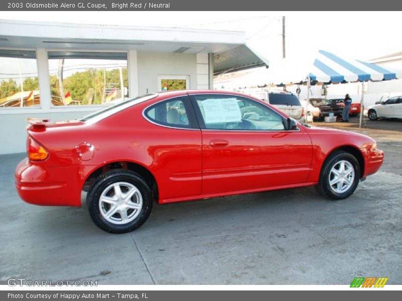 Bright Red / Neutral 2003 Oldsmobile Alero GL Coupe