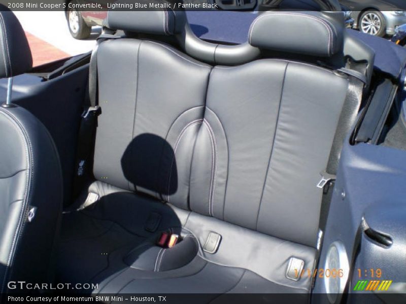 Lightning Blue Metallic / Panther Black 2008 Mini Cooper S Convertible