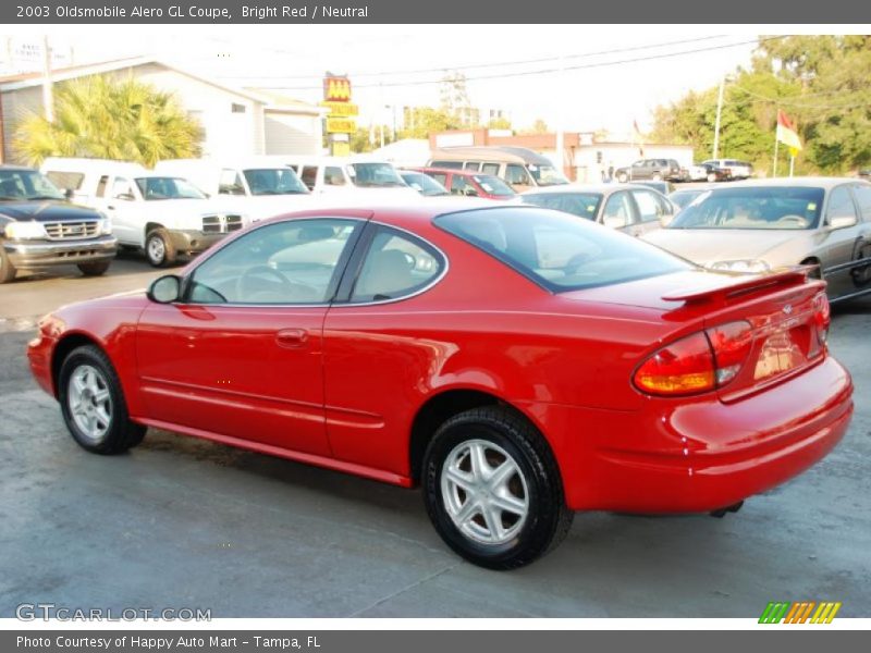 Bright Red / Neutral 2003 Oldsmobile Alero GL Coupe