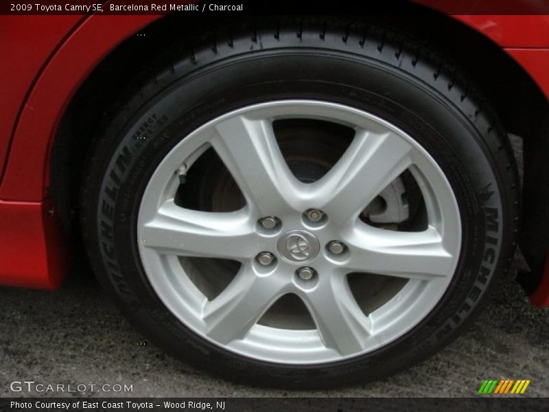 Barcelona Red Metallic / Charcoal 2009 Toyota Camry SE
