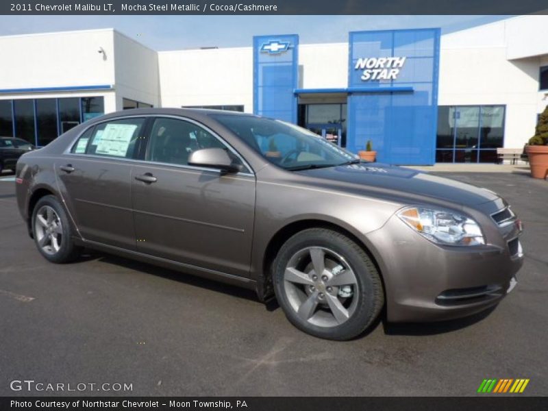 Mocha Steel Metallic / Cocoa/Cashmere 2011 Chevrolet Malibu LT