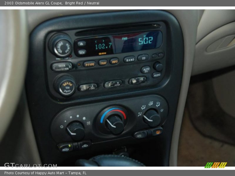 Bright Red / Neutral 2003 Oldsmobile Alero GL Coupe