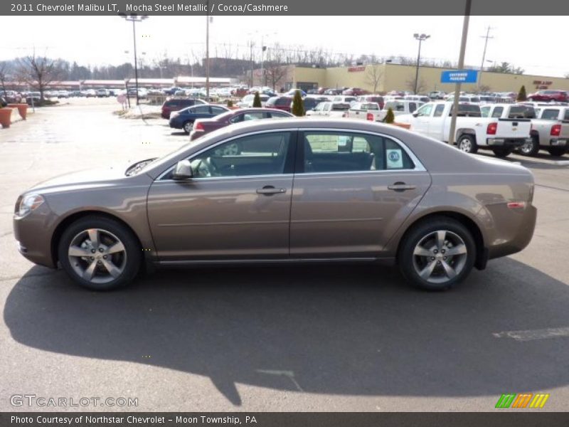 Mocha Steel Metallic / Cocoa/Cashmere 2011 Chevrolet Malibu LT