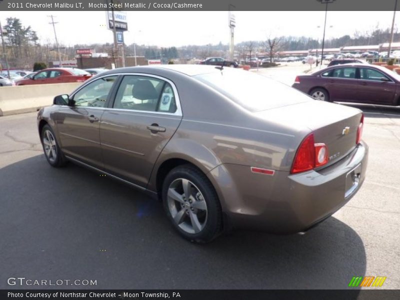 Mocha Steel Metallic / Cocoa/Cashmere 2011 Chevrolet Malibu LT