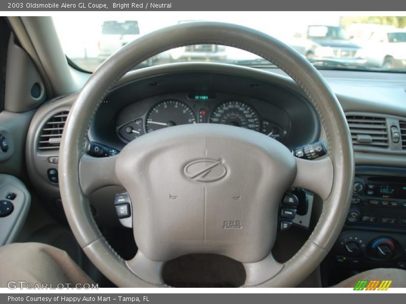 Bright Red / Neutral 2003 Oldsmobile Alero GL Coupe