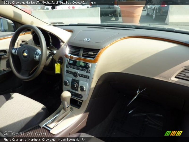 Mocha Steel Metallic / Cocoa/Cashmere 2011 Chevrolet Malibu LT