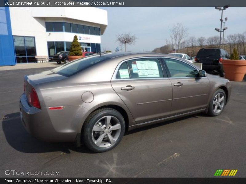 Mocha Steel Metallic / Cocoa/Cashmere 2011 Chevrolet Malibu LT