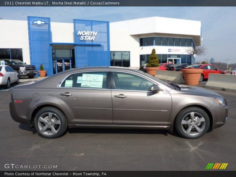 Mocha Steel Metallic / Cocoa/Cashmere 2011 Chevrolet Malibu LT