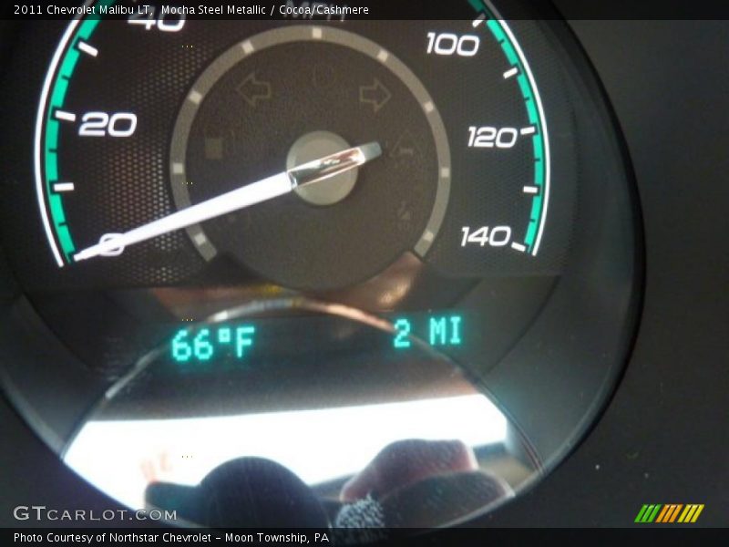 Mocha Steel Metallic / Cocoa/Cashmere 2011 Chevrolet Malibu LT