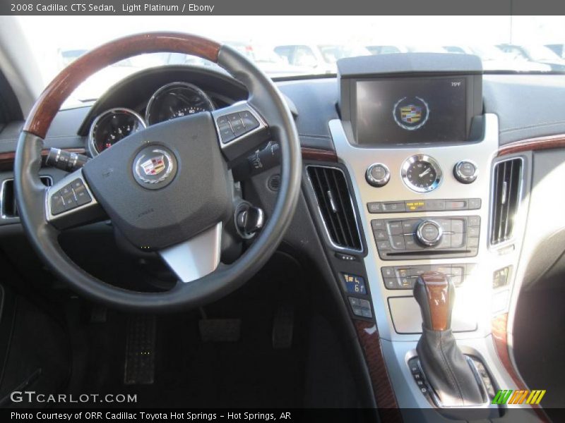 Light Platinum / Ebony 2008 Cadillac CTS Sedan