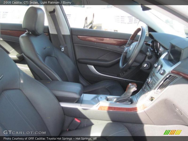 Light Platinum / Ebony 2008 Cadillac CTS Sedan