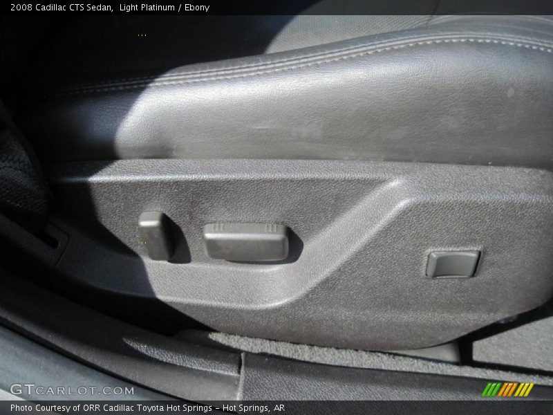 Light Platinum / Ebony 2008 Cadillac CTS Sedan