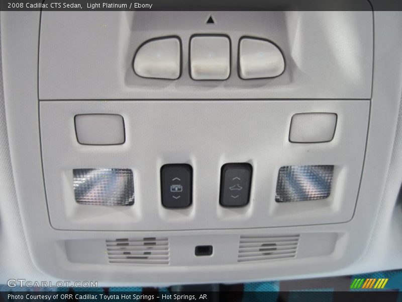 Light Platinum / Ebony 2008 Cadillac CTS Sedan