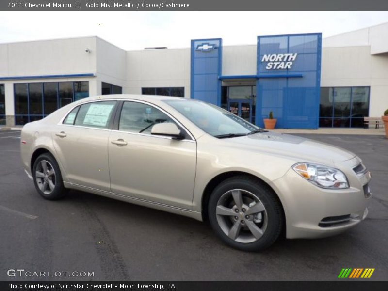 Gold Mist Metallic / Cocoa/Cashmere 2011 Chevrolet Malibu LT