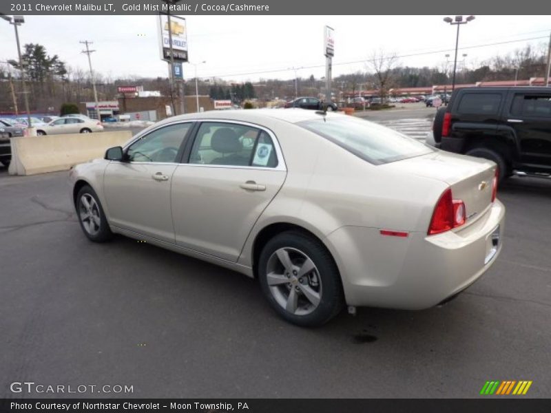 Gold Mist Metallic / Cocoa/Cashmere 2011 Chevrolet Malibu LT