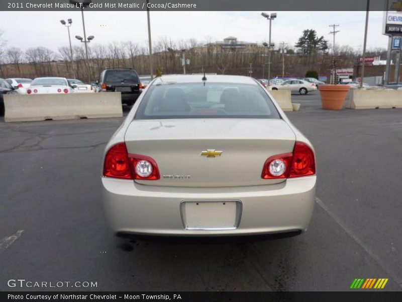 Gold Mist Metallic / Cocoa/Cashmere 2011 Chevrolet Malibu LT