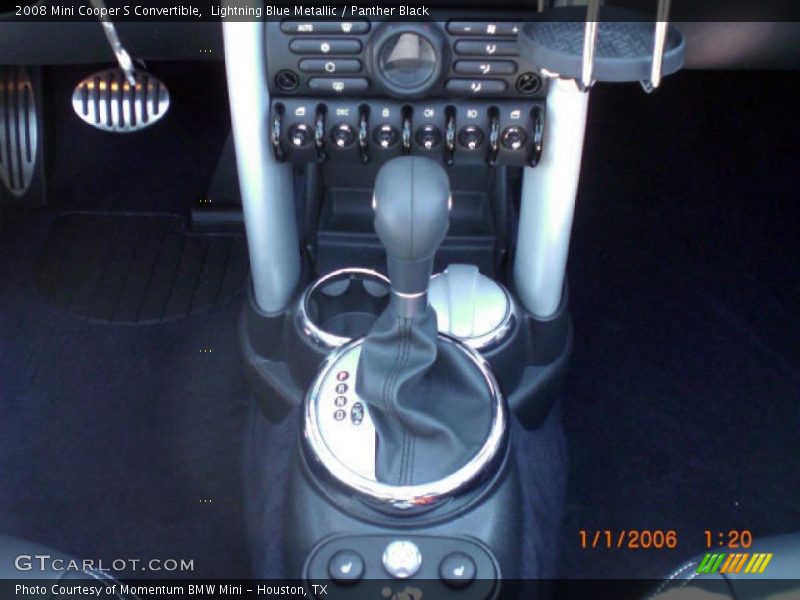Lightning Blue Metallic / Panther Black 2008 Mini Cooper S Convertible