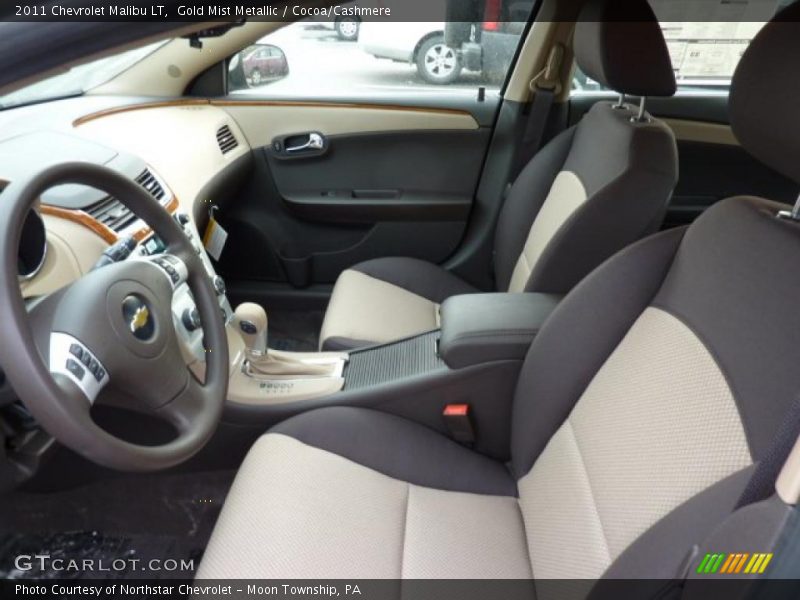 Gold Mist Metallic / Cocoa/Cashmere 2011 Chevrolet Malibu LT