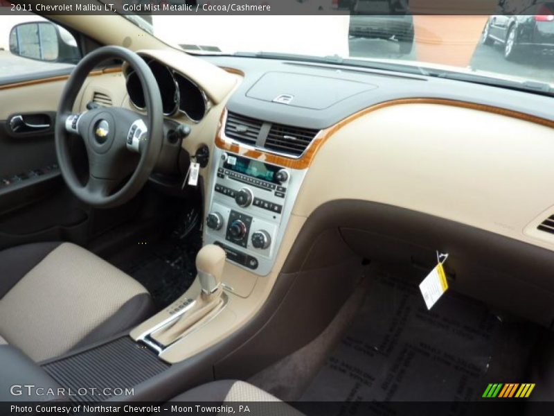 Gold Mist Metallic / Cocoa/Cashmere 2011 Chevrolet Malibu LT