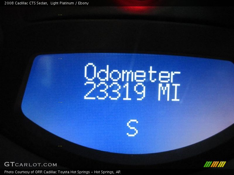 Light Platinum / Ebony 2008 Cadillac CTS Sedan