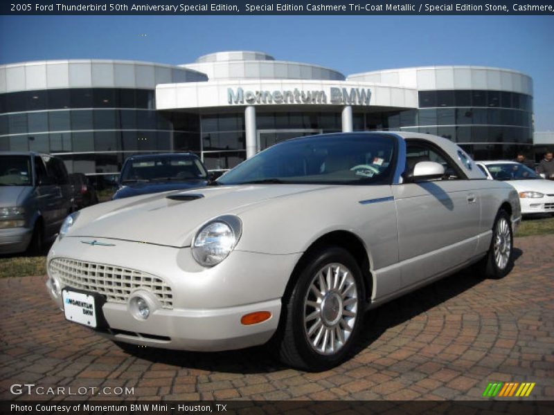 Special Edition Cashmere Tri-Coat Metallic / Special Edition Stone, Cashmere, Soft Gold 2005 Ford Thunderbird 50th Anniversary Special Edition