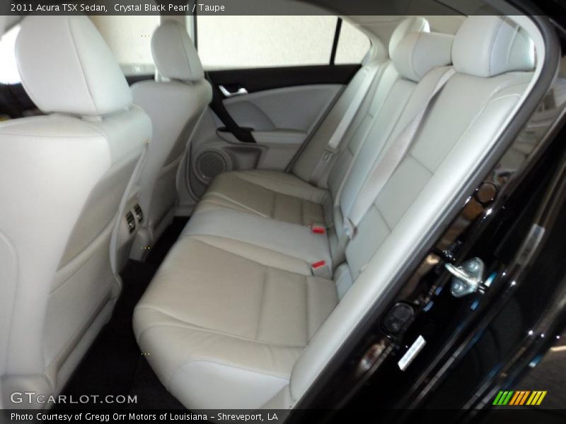 Crystal Black Pearl / Taupe 2011 Acura TSX Sedan