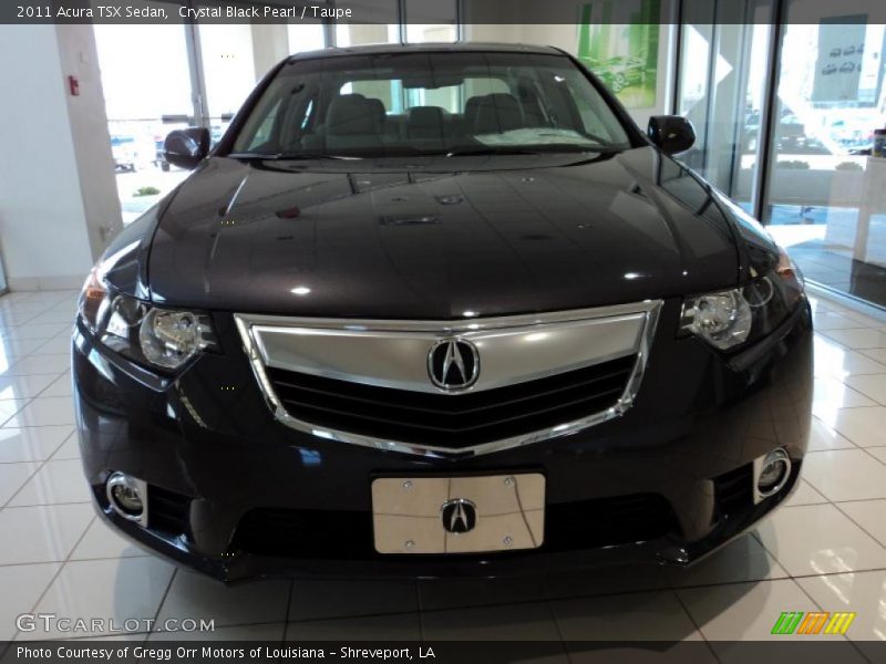 Crystal Black Pearl / Taupe 2011 Acura TSX Sedan