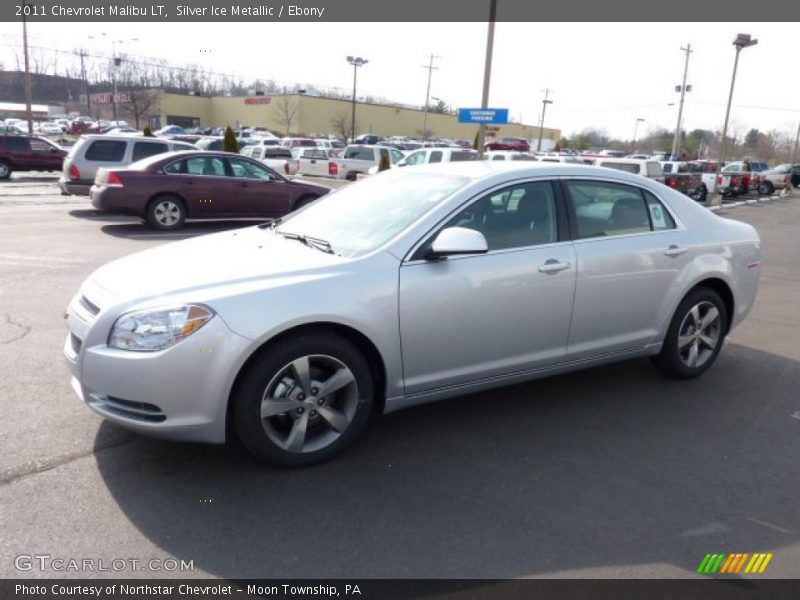 Silver Ice Metallic / Ebony 2011 Chevrolet Malibu LT