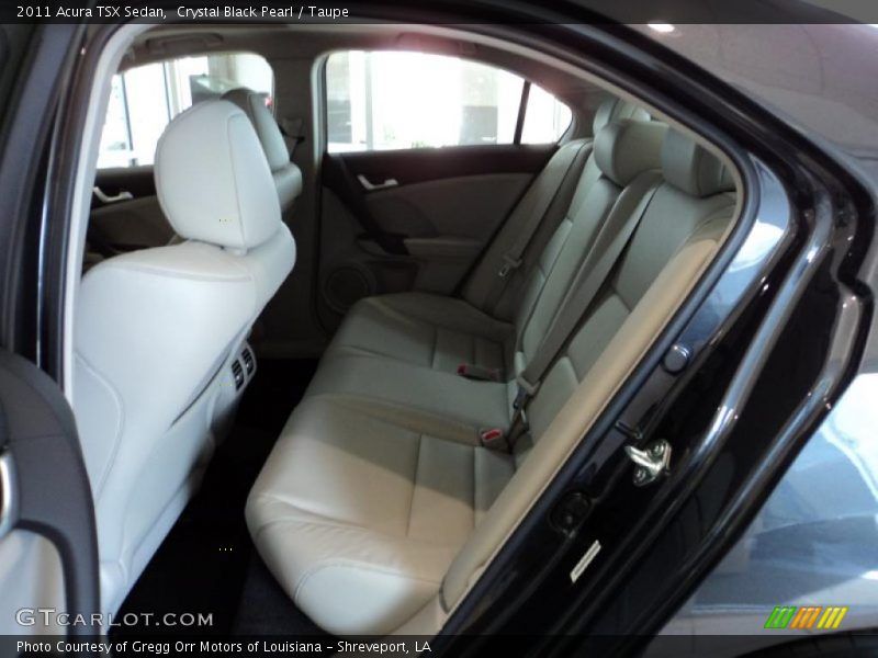 Crystal Black Pearl / Taupe 2011 Acura TSX Sedan