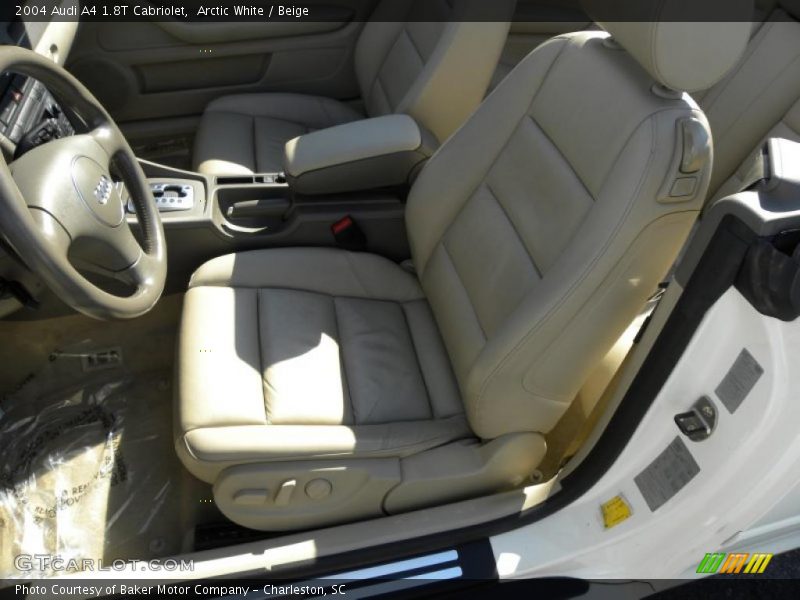 Arctic White / Beige 2004 Audi A4 1.8T Cabriolet