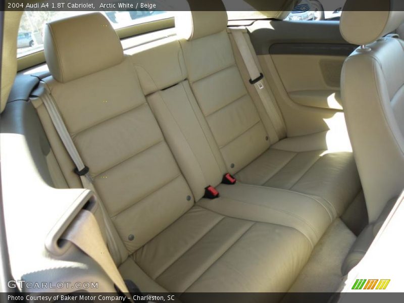 Arctic White / Beige 2004 Audi A4 1.8T Cabriolet
