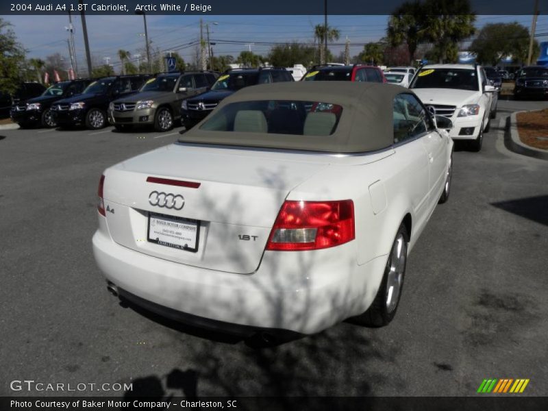 Arctic White / Beige 2004 Audi A4 1.8T Cabriolet