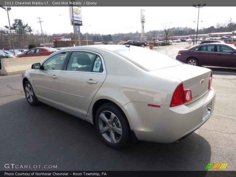 Gold Mist Metallic / Ebony 2011 Chevrolet Malibu LT