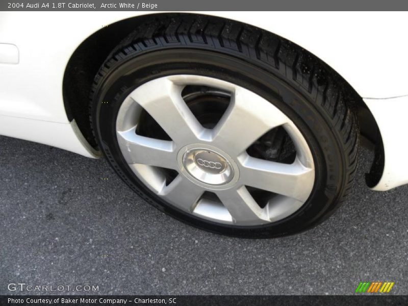 Arctic White / Beige 2004 Audi A4 1.8T Cabriolet