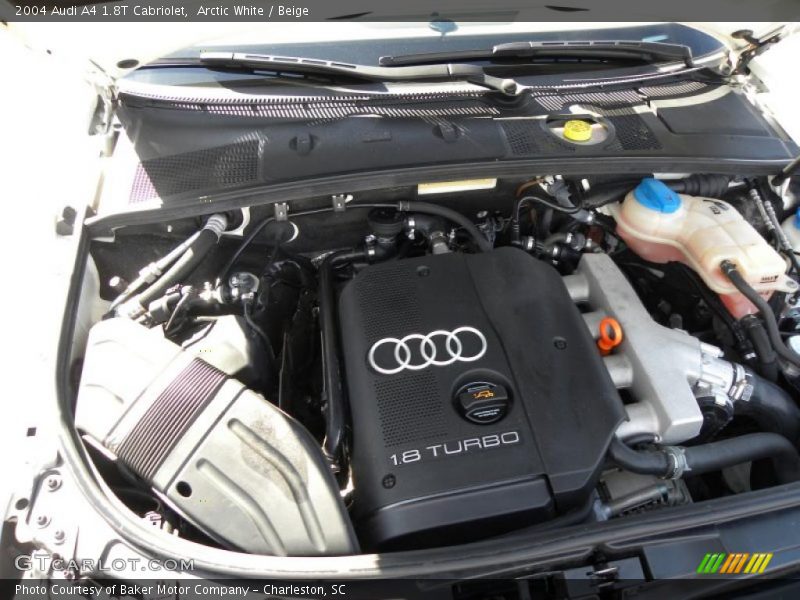 Arctic White / Beige 2004 Audi A4 1.8T Cabriolet