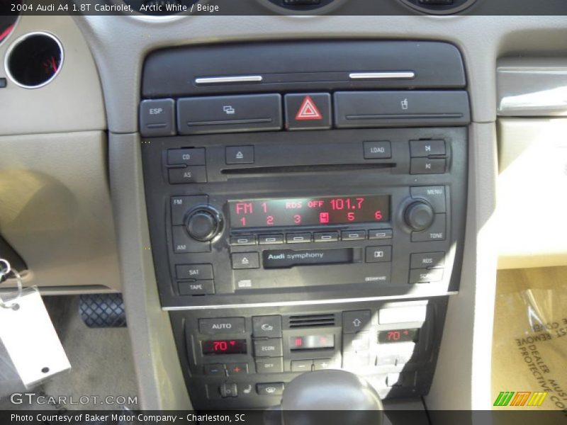 Arctic White / Beige 2004 Audi A4 1.8T Cabriolet