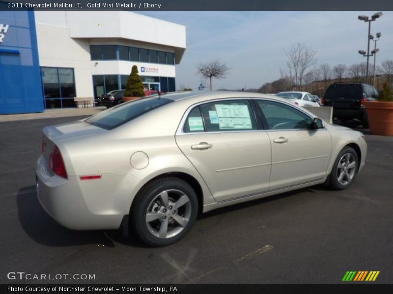 Gold Mist Metallic / Ebony 2011 Chevrolet Malibu LT