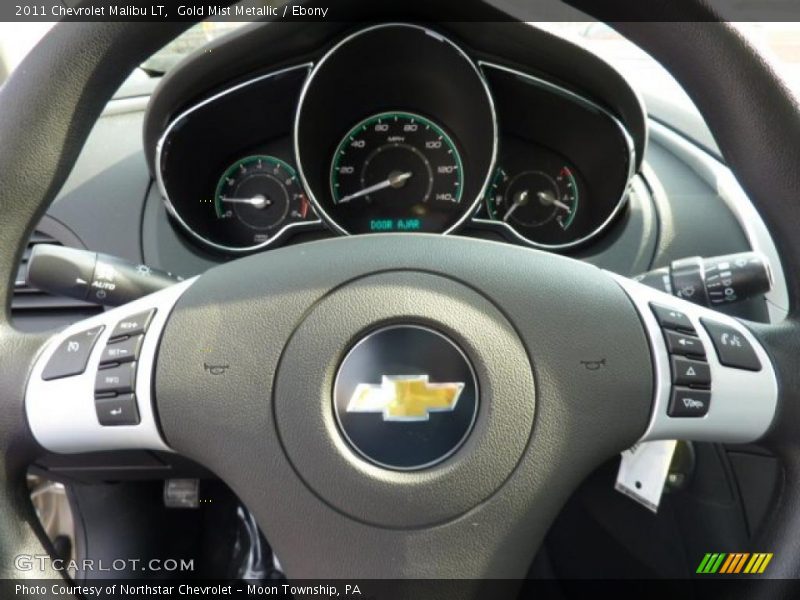 Gold Mist Metallic / Ebony 2011 Chevrolet Malibu LT