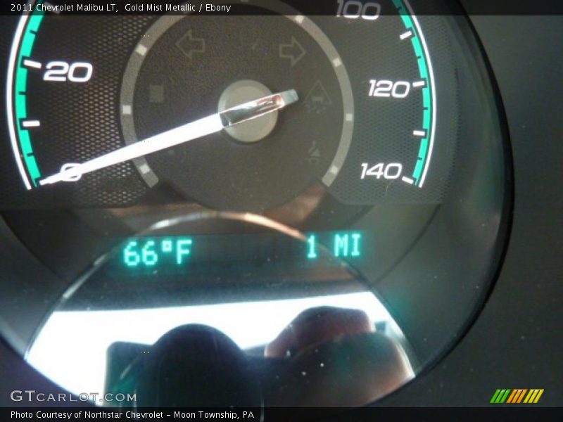 Gold Mist Metallic / Ebony 2011 Chevrolet Malibu LT