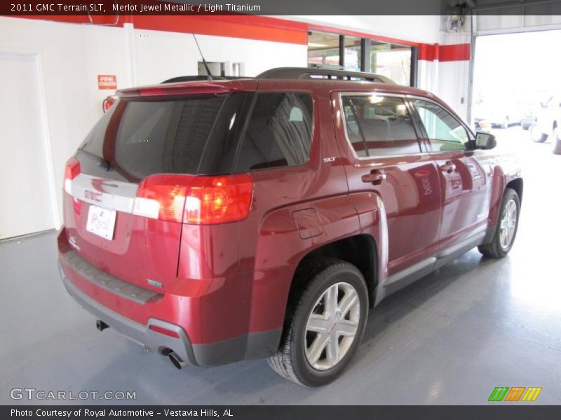 Merlot Jewel Metallic / Light Titanium 2011 GMC Terrain SLT